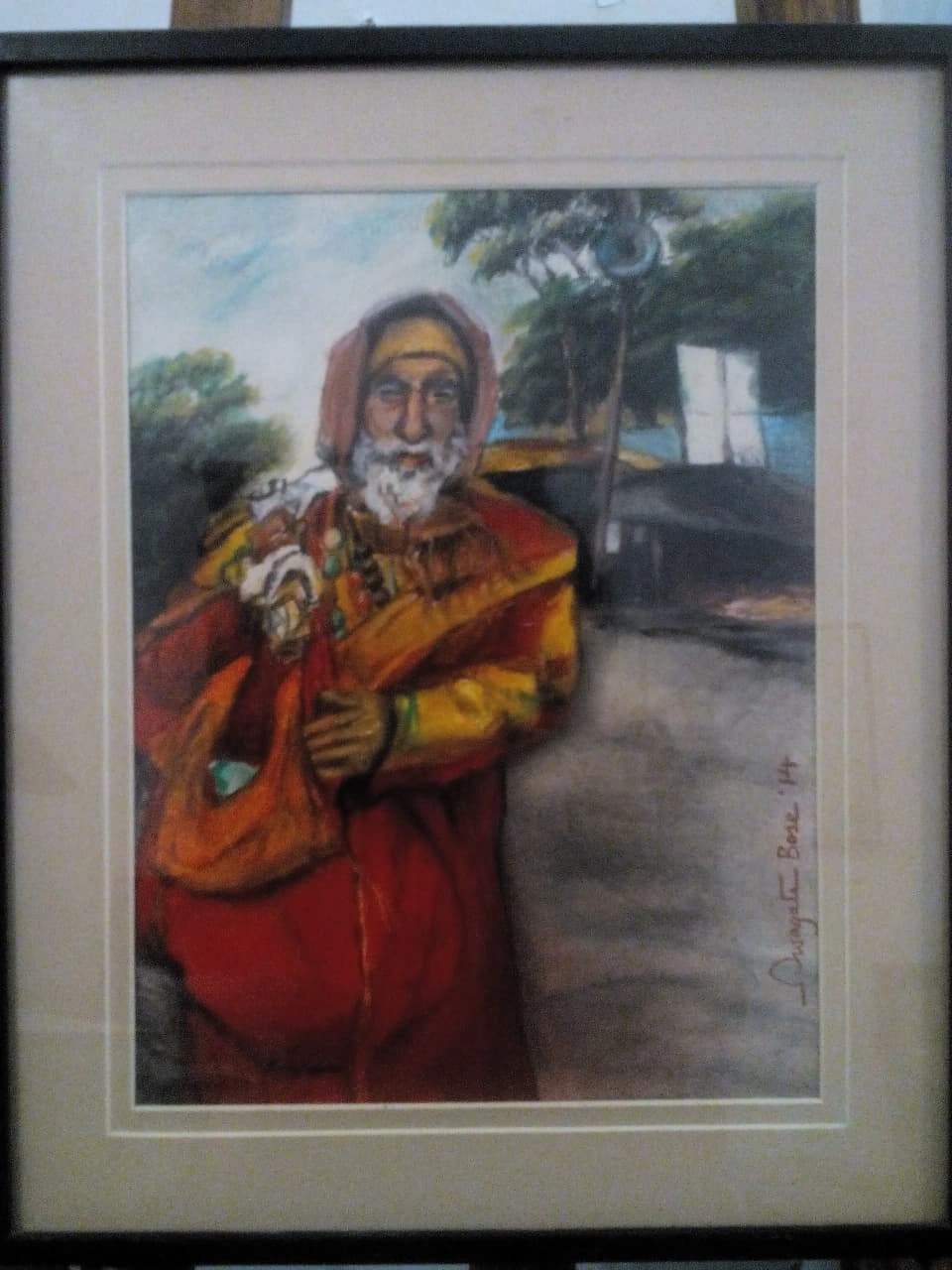 Portrait painting by Swagata Bose